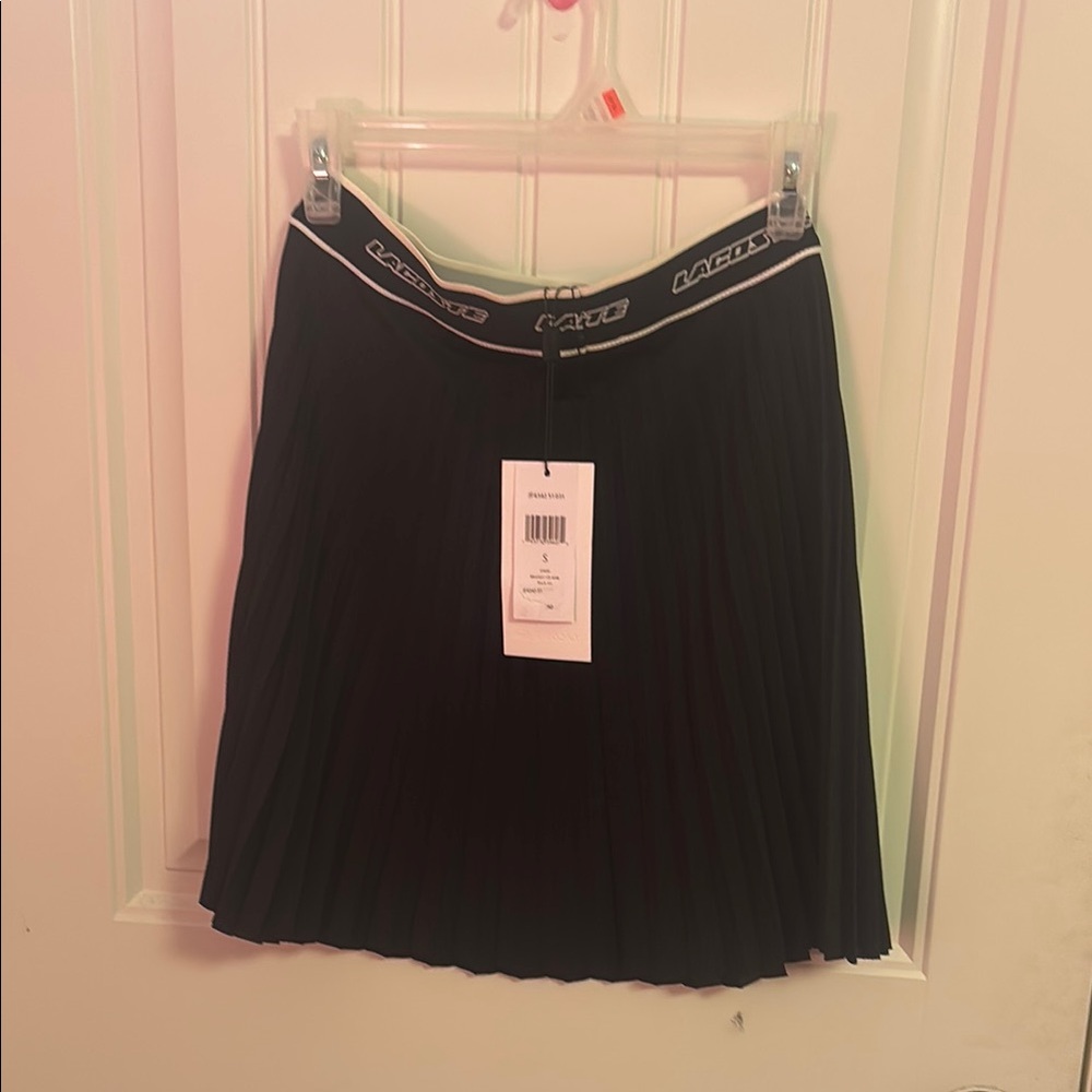 Lacoste Black Mini Skater Skirt